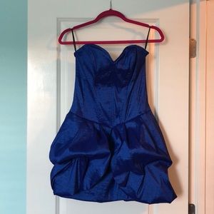 Jessica McClintock royal blue dress